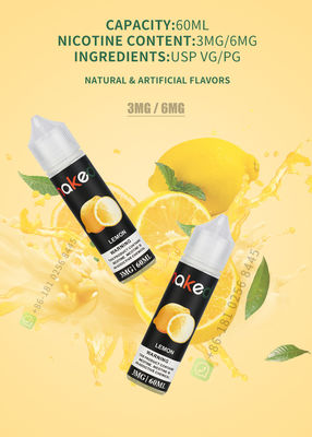 30pg 30ml السجائر الإلكترونية Vaping السائل التخصيص نكهة الليمون