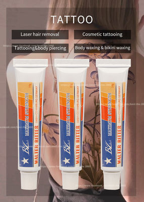 كريم BL 20٪ للوشم Microneedling كريم الليدوكائين المخدر 10 جرام كريم تخفيف الآلام الأبيض الفوري