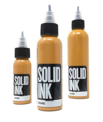 Ocher Solid Ink Tattoo Ink Micro Pigment 30 مل 60 مل 120 مل 260 مل