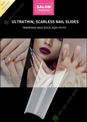 Smile Shape Matte False Nail Tips عالية الجودة مخصصة مسمار نصف نصائح مانيكير تلميح لصالون فن الأظافر