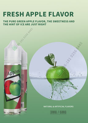 FCC 3mg 6mg E-Liquid Vape Juice Vaping Liquid 24 شهرًا مدة الصلاحية