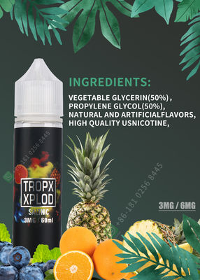 النيكوتين السائل الإلكتروني VAPE عصير السجائر الإلكترونية Vaping السائل 30 مللي 60 مللي VAPE عصير البرتقال طعم