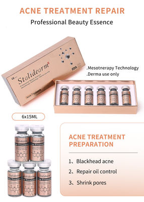 ملابس فاخرة 24k حمض الهيالورونيك ميسو سيروم مجموعة خفيفة النسيج علاج حب الشباب محلول 10ml زجاجة