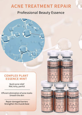 ملابس فاخرة 24k حمض الهيالورونيك ميسو سيروم مجموعة خفيفة النسيج علاج حب الشباب محلول 10ml زجاجة