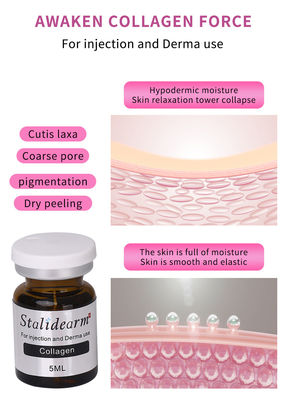 بيع بالجملة العناية بالبشرة للوجه الكولاجين 5ml*5 أقراص حقن مصل الشباب مع وظيفة تلميع