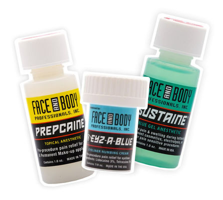 هلام خدر الوشم سريع التأثير مع 2% ليدوكين و 1.5% تيتراكين لتخفيف الألم في 1.2 أوقية / قطعة