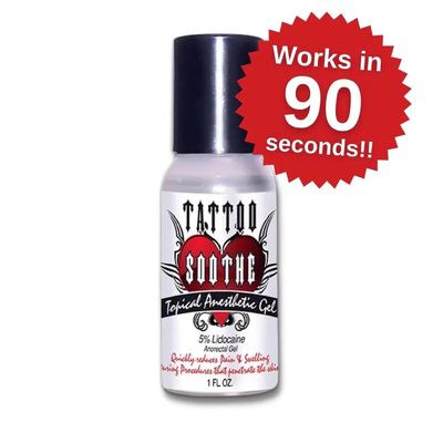 هلام خدر الوشم سريع التأثير مع 2% ليدوكين و 1.5% تيتراكين لتخفيف الألم في 1.2 أوقية / قطعة