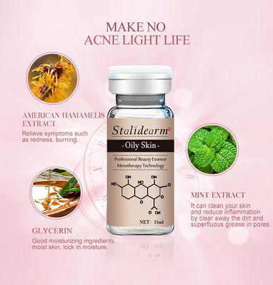 مصل عشبي عضوي مضاد لحب الشباب حسب الطلب Dermapen Face Essence للبشرة الدهنية