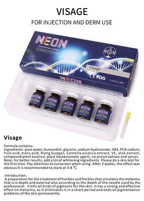 مجموعة حقن Visage Meso Therapy Serum Skin Treatment Essence من أجل مكافحة الشيخوخة بتأثير طبيعي آمن ومغذي