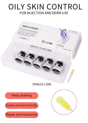مصل توازن البشرة للتحكم في الزيت Meso Luxury 24k Gold Peptide Serum Set Private Label OEM