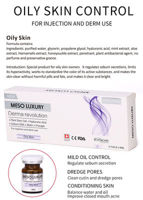 مصل توازن البشرة للتحكم في الزيت Meso Luxury 24k Gold Peptide Serum Set Private Label OEM