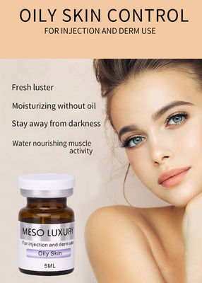 مصل توازن البشرة للتحكم في الزيت Meso Luxury 24k Gold Peptide Serum Set Private Label OEM