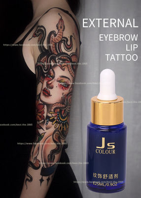 JS Tattoo Numbing Solution الشفاف المضاد للحساسية جل التخدير السائل المخدر للماكياج الدائم