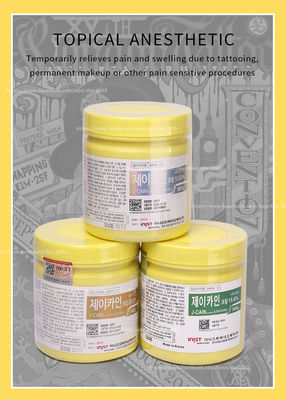 500 جرام كوري كريم مخدر OEM 15.6٪ 29.9٪ J Cain Lidocaine Cream