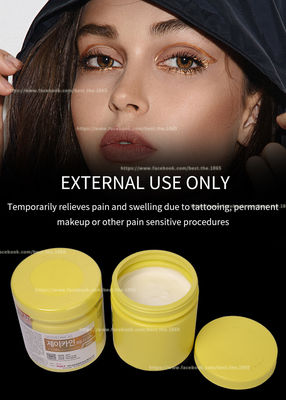 500 جرام كوري كريم مخدر OEM 15.6٪ 29.9٪ J Cain Lidocaine Cream