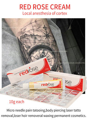 كريم التخدير Red Rose Numb 10g ماكياج دائم ليدوكائين كريم مخدر تطبيق لمدة 20 دقيقة خدر لمدة 5-6 ساعات
