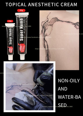 Super Numb 10g 30g Tattoo Stop Pain Cream Pink White Cream تنطبق لمدة 20 دقيقة فعالة لمدة 3 ساعات بسعر الجملة