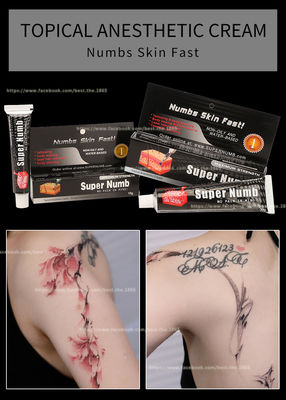 Super Numb 10g 30g Tattoo Stop Pain Cream Pink White Cream تنطبق لمدة 20 دقيقة فعالة لمدة 3 ساعات بسعر الجملة