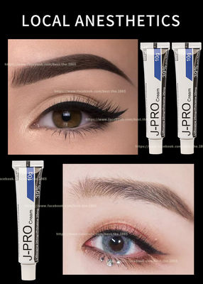 كريم التخدير من J Pro Tattoo Licocaine 10 جرام كريم تخدير لوقف الألم لإزالة الوشم بالشمع للمكياج الدائم