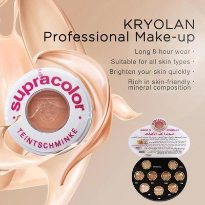OEM Kryolan Makeup Foundation Oil Control Supracolor Cosmetics بودرة الوجه