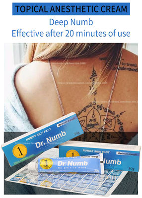 DR NUMB 10 جرام الوشم غير مؤلم كريم يدوكائين كريم ماكياج دائم مخدر كريم كحل الوشم خدر كريم