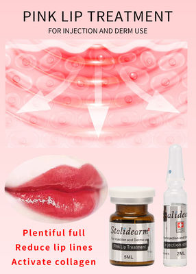 Stalideram Brand Pink Lip Injection Serum Derma Microneedling Mesotherapy إصلاح الشفاه
