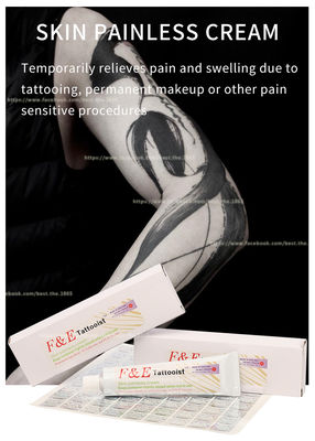 كريم مخدر Tattoo Pain F&E مخدر بتأثير 30 جم يستمر لمدة 3 ساعات