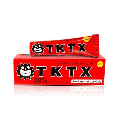 كريم التخدير Red TKTX Tattoo كريم مخدر PMU Eyebrow Tattoo العناية اللاحقة كريم