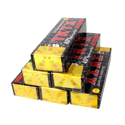 أسود 55٪ TKTX Tattoo Numbing Cream PMU Eyebrow Lip Body Tattoo مرهم الرعاية اللاحقة