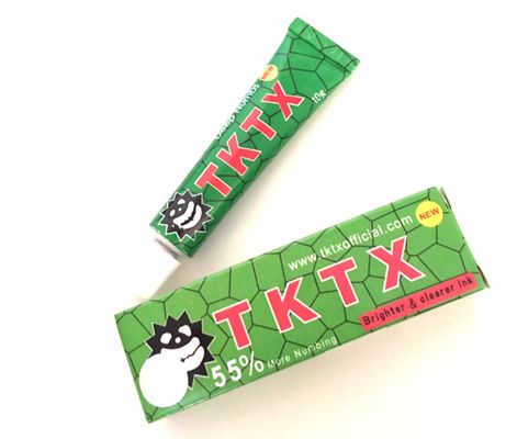 الأصلي الأخضر TKTX الوشم كريم التخدير 55٪ 10 جرام إزالة الشعر بالليزر