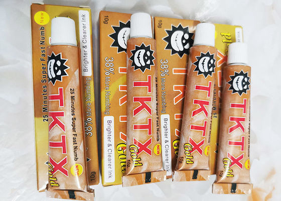 Stop Pain TKTX Tattoo Numbing Cream Gold 10g ليدوكائين Microblading