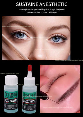 جل التخدير Anesthetic Sustaine Tattoo Numbing Gel مستقر أخضر اللون مضاد للحساسية