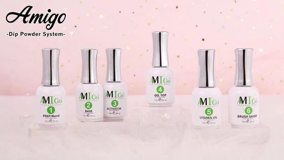 OEM الاكريليك مسمار مسحوق مسحوق كيت سهلة صب غير سامة لصالون