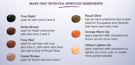 الوشم Biotouch Pure Pigment / صبغة Microblading باللون البني الداكن 1/2 أونصة