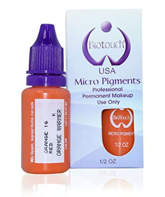 Biotouch MicrGel polishgment صبغة برتقالية اللون ماكياج دائم اللوازم Microblading تظليل الحاجب MicrGel polishgmentation