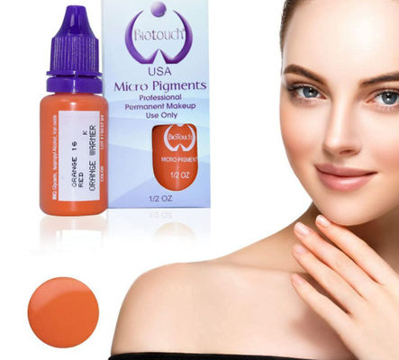 Biotouch MicrGel polishgment صبغة برتقالية اللون ماكياج دائم اللوازم Microblading تظليل الحاجب MicrGel polishgmentation